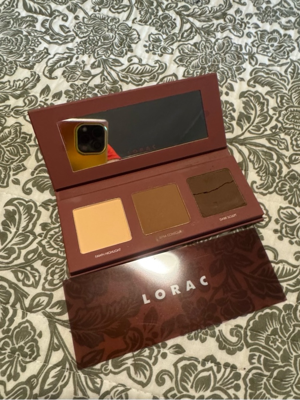LORAC Three-Shade Contour & Highlight Palette in Cream and Brown Tones